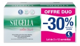 Saugella Cotton Touch Serviettes Nuit Lot 2X12 Serviettes