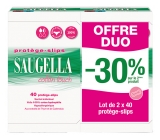 Saugella Cotton Touch 40 Protège-Slips Lot de 2 x 40 Unités