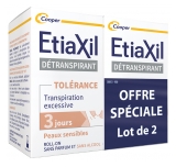 Etiaxil Détranspirant Tolérance Transpiration Excessive Lot de 2 x 15 ml