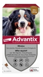 Advantix Très Grand Chien – Anti-Puces et Anti-Tiques – 40-60Kg – 6 Pipettes