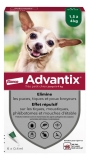 Advantix Très Petit Chien – Anti-Puces et Anti-Tiques – 1.5-4Kg – 6 Pipettes