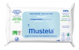 Mustela Lingettes Nettoyantes Compostables Non Parfumées x60