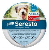 Seresto Chien – Collier Anti-Puces et Anti-Tiques Pour Petits Chiens - Moins de 8 kg - 2 Colliers