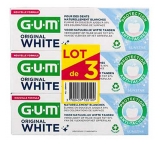 GUM Original White Dentifrice 3 x 75 ml