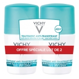 Vichy Déodorant Anti Transpirant Anti Traces Bille 48H Lot de 2 X 50 ml