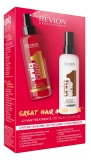 Revlon Professional UniqOne Traitement Capillaire Tout-En-Un 10 Bienfaits 150 ml + Traitement Capillaire Tout-En-Un 10 Bienfaits...