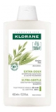 Klorane Extra-Doux - Tous Types de Cheveux Shampoing à l'Avoine Dès 3 Ans 400 ml