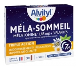 Alvityl Méla-Sommeil Gélules - Mélatonine + 3 Plantes + Vitamine B6