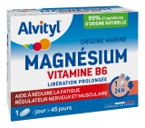 Alvityl Magnésium + Vitamine B6 - Libération Prolongée - Origine Marine - 99% d'Origine Naturelle - Aide à Réduire la...