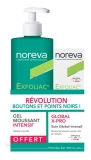 Noreva Exfoliac Global Xpress - Soin Global Intensif 25 ml + Gel Moussant Intensif 350 ml (à consommer de préférence avant le...