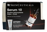 SkinCeuticals Trousse Sérum 10 Sérum Antioxydant Rides et Ridules 30 ml + Ultra Facial UV Défense SPF 50 15 ml Offert