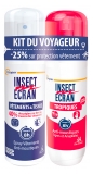 Insect Ecran Spray Insecticide Vêtements & Tissus Jusqu'à 8h 100 ml + Anti-Moustiques Spray Répulsif Jusqu'à 8H Peau Spécial...