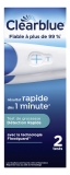 Clearblue Test de Grossesse Détection Rapide x2