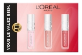 L'Oréal Paris Plump Ambition Hyaluronic Huile à Lèvres Repulpante Coffret Trio
