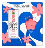 Roger & Gallet Fleur de Figuier Coffret Eau Parfumée 100 ml + Bougie Parfumée 85 g Offerte
