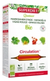 Superdiet Quatuor Vigne Rouge Circulation Bio
Marronnier d'Inde Hamamélis Vigne Rouge Ginkgo - 20 Ampoules de 15 ml
