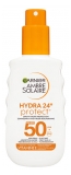 Garnier Ambre Solaire Hydra 24H Protect Lait Corps et Visage SPF50 150 ML