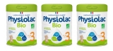 Physiolac Bio 3 Lot de 3 x 800 g - 10 Mois à 3 Ans