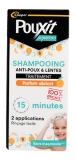 Pouxit Traitement Shampoing Anti-Poux et Lentes Abricot 100 ml