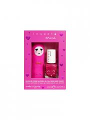 Inuwet Mini Coffret Baume à Lèvres 3,5 g Cerise + Vernis Parfumé à l'Eau 5 ml Fraise - Coffret 2 produits 2