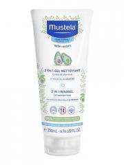 Mustela Gel Nettoyant 2 en 1 à l'Avocat Bio Corps et Cheveux 200 ml - Tube 200 ml 2