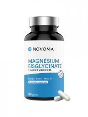 Novoma Magnésium Bisglycinate Énergie Stress & Muscles 60 Gélules - Pot 60 Gélules