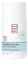 BcomBIO D&eacute;odorant Soin 48H Roll-On Peaux Sensibles 50 ml