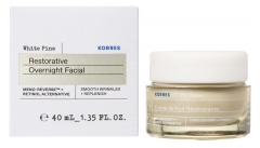 Korres Pin Blanc Cr&egrave;me Nuit R&eacute;g&eacute;n&eacute;rante Peaux Sensibles 40 ml