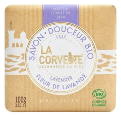 Savon Doux &agrave; la Fleur de Lavande Bio 100 g