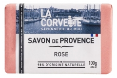 Savon traditionnel &agrave; la rose de Provence 100g