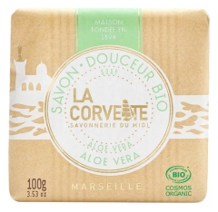 La Corvette Savon Solide Douceur Aloe Vera Bio 100 g