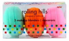 &Eacute;ponges &agrave; Maquillage en Forme de Macarons - Set de 3 Pi&egrave;ces