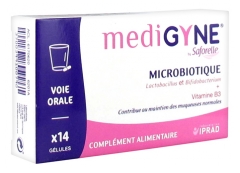 Laboratoires Iprad 
Saforelle Medigyne Microbiotique Microbiotiques Voie Orale 14 G&eacute;lules