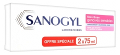 Sanogyl Soin Rose Gencives Sensibles 2 x 75 ml