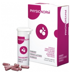 Laboratoire Immubio Physionorm Cranberry Ferments Lactiques Vitamine B2 30 G&eacute;lules