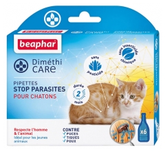 Beaphar Dim&eacute;thicare Stop Parasites Chatons 6 Pipettes