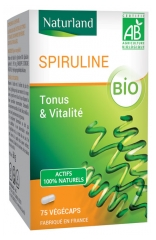 Spiruline Biologique en Comprim&eacute;s - 100 V&eacute;g&eacute;capsules
