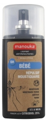 Manouka Autour de Bb Spray Repulsif Moustiquaire Tissu 75 ml