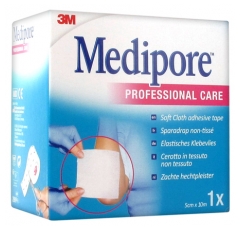 3 m Medipore&trade; Sparadrap Multi-Extensible Non-Tiss&eacute; Avec Support Papier &trade; Liner 7737873 50 mm X 10 m