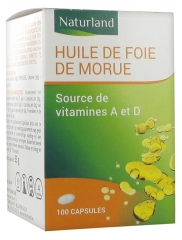 Naturland Huile de Foie de Morue 120 Capsules