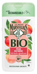 Le Petit Marseillais Gel Douche Bio Rafra&icirc;chissant au Ph Neutre P&ecirc;che Nectarine 250 ml