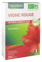 Naturland Circulation Vigne Rouge Bio 20 Ampoules