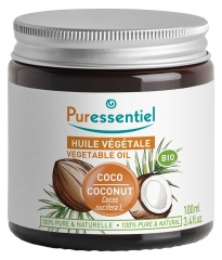 Puressentiel Nouveau : Huile V&eacute;g&eacute;tale Bio** Coco - 100 ml