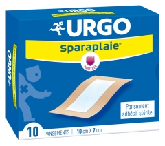 Urgo Pansement Adh&eacute;sif St&eacute;rile - 10 Pansements - 10 X 7 cm