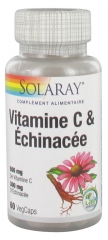 Solaray Vitamine C&echinac&eacute;e - 500 mg et 300 mg - 60 Caps. V&eacute;g.&nbsp;