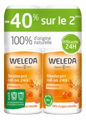 Weleda Duo D&eacute;odorant Roll-On 24H Argousier - 2 X 50 ml