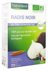 Naturland Radis Noir Bio 20 Ampoules Digestives de 10 ml