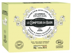 Le Comptoir du Bain Savon Soin Visage Bio Lumineux Pour Les Peaux Ternes et Fatigu&eacute;es 100 g