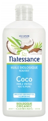 Natessance Huile de Coco Bio - 100% Pure - Nourrissante