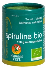 Flamant Vert Spiruline Bio 120 g Microgranules